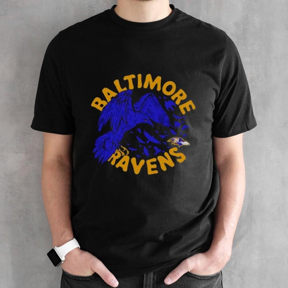 Baltimore Ravens Powerful Mascot Retro NFL Football Fan Collector Classic Team05